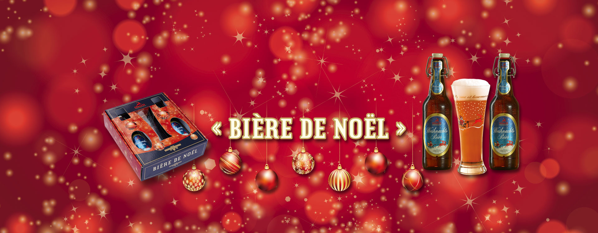 Coffret cadeau Bière de Noël Hirsch